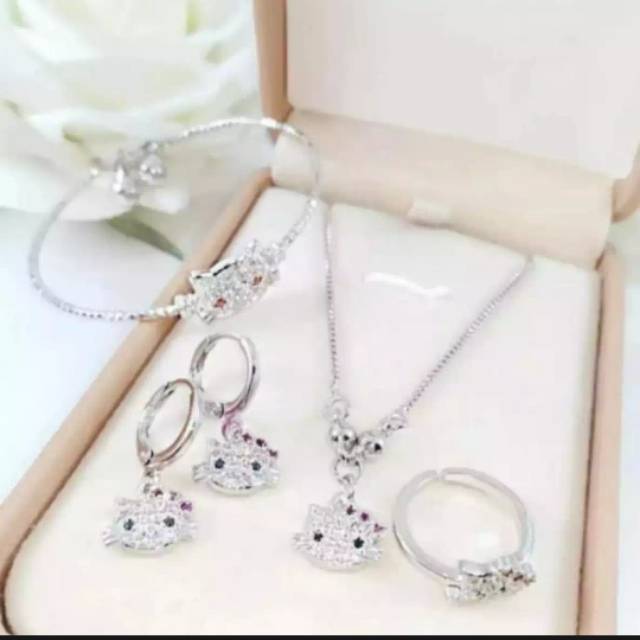 Xuping Set anak hk mata silver 002