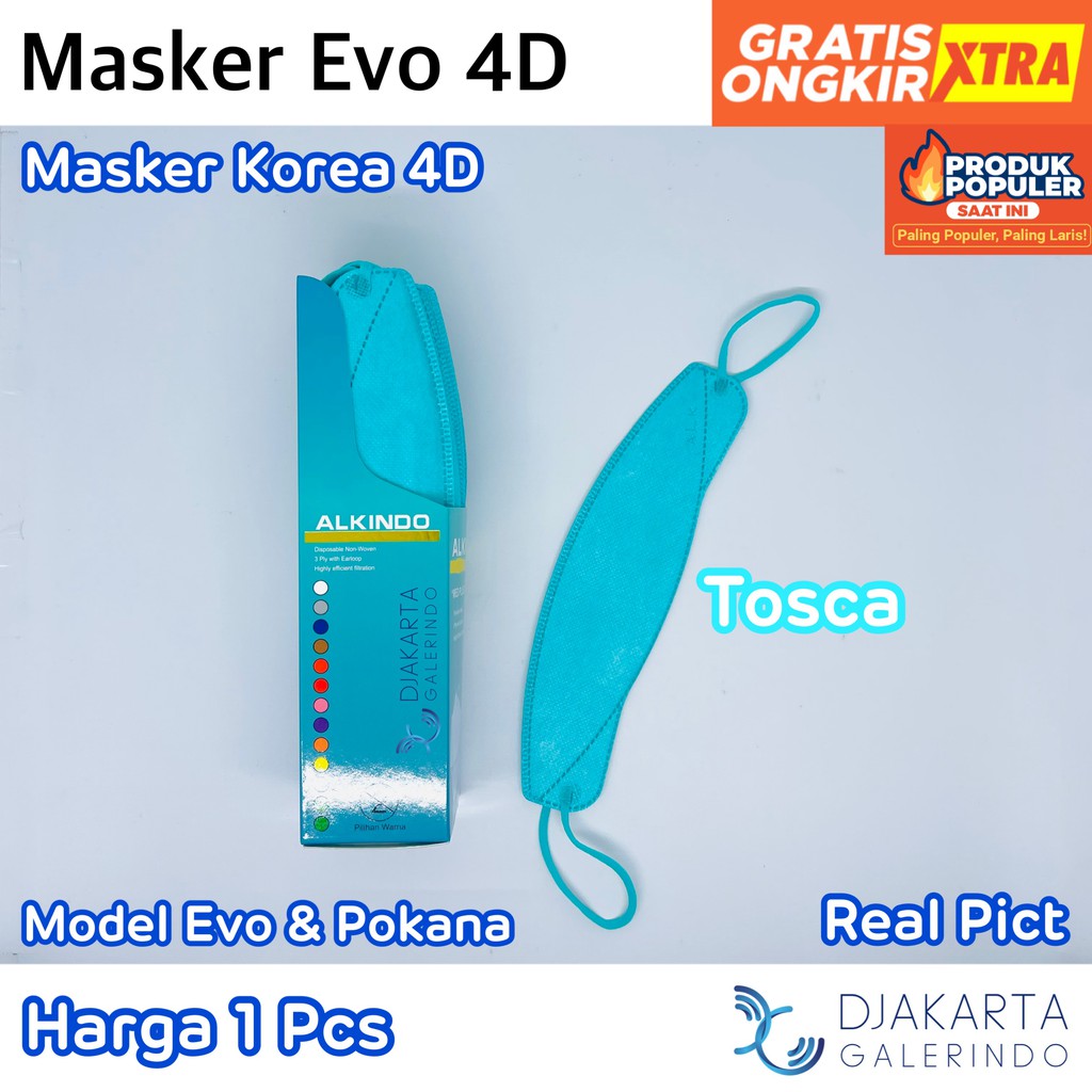 Masker EVO 4D Med Plus KF94 3 Masker Korea