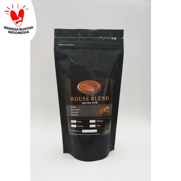 

PROMO KOPI ARABIKA/ROBUSTA BLEND ESPRESSO GOLD (BIJI/BUBUK) 250 GRAM - BIJI