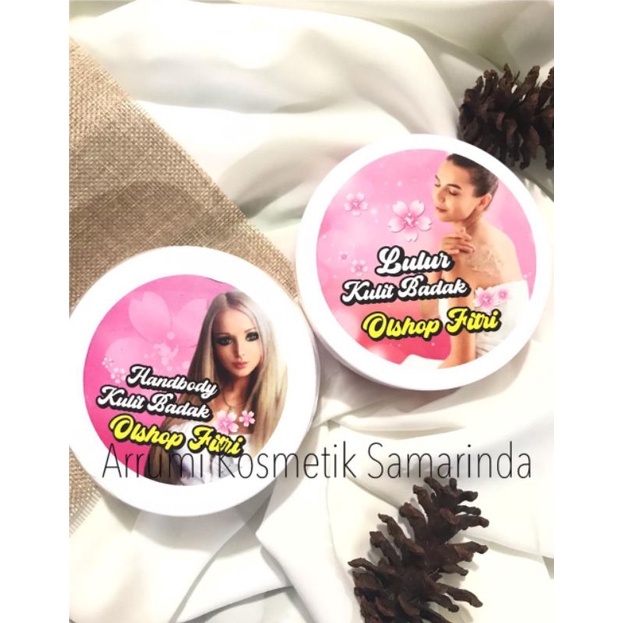 PAKET KULIT BADAK HB KULIT BADAK 250GRAM/LULUR KULIT BADAK