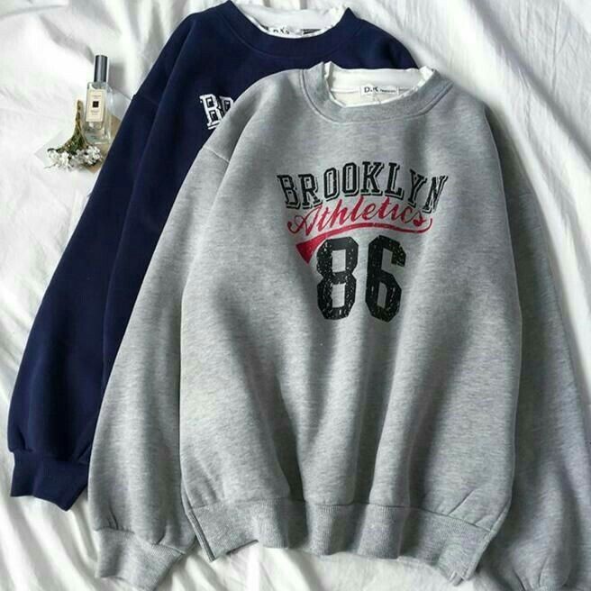 CREWNECK SWEATER UNISEX BROOKLYN ATHLETICS - PAKAIAN KEREN PREMIUM