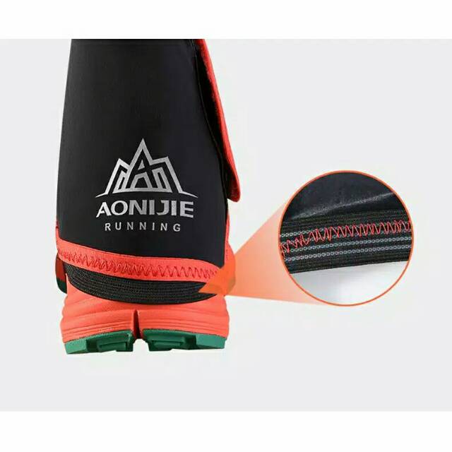 Gaiter Aonijie trail low running runner pelindung kaki sepatu protective wrap shoe cover