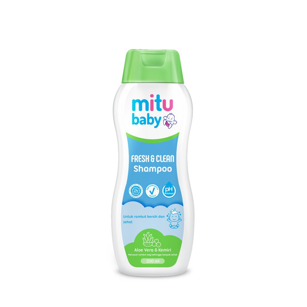 Mitu Baby Fresh &amp; Clean Shampoo 200ml