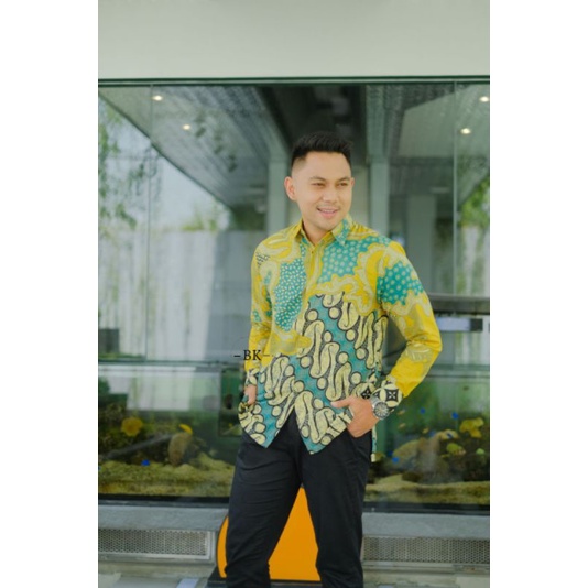 BATIK COUPLE ATASAN MODERN KOMBINASI | SERAGAM KERJA | M-L-XL-XXL-XXXL