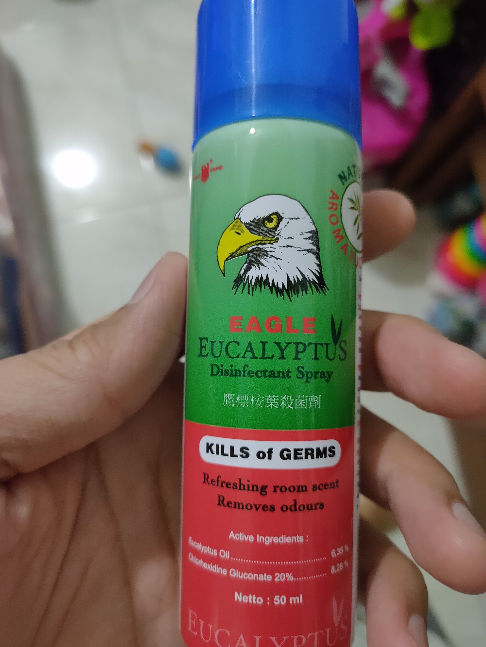Caplang Eagle Eucalyptus Spray 50ml Packing Bubble