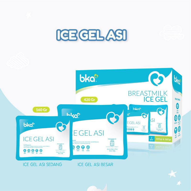 ICE GEL BKA 420g/160g /Tambahan pendingin untuk tas asi