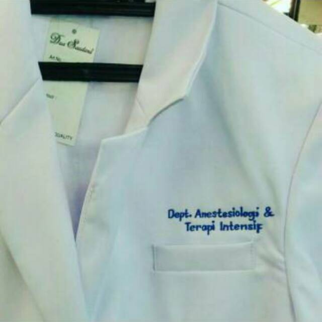 BORDIR NAMA,NAME TAG,LOGO(JAS DOKTER/SNELI,JAS KOAS,BAJU JAGA/OKA)