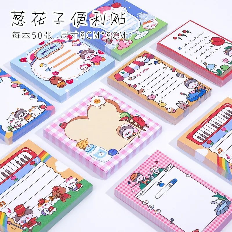 

50lembar memo notes memopads kartun lucu