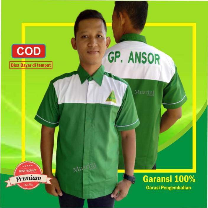 BAJU ANSOR KEMEJA ANSOR SERAGAM PDH ANSOR BANSER NU MURAH