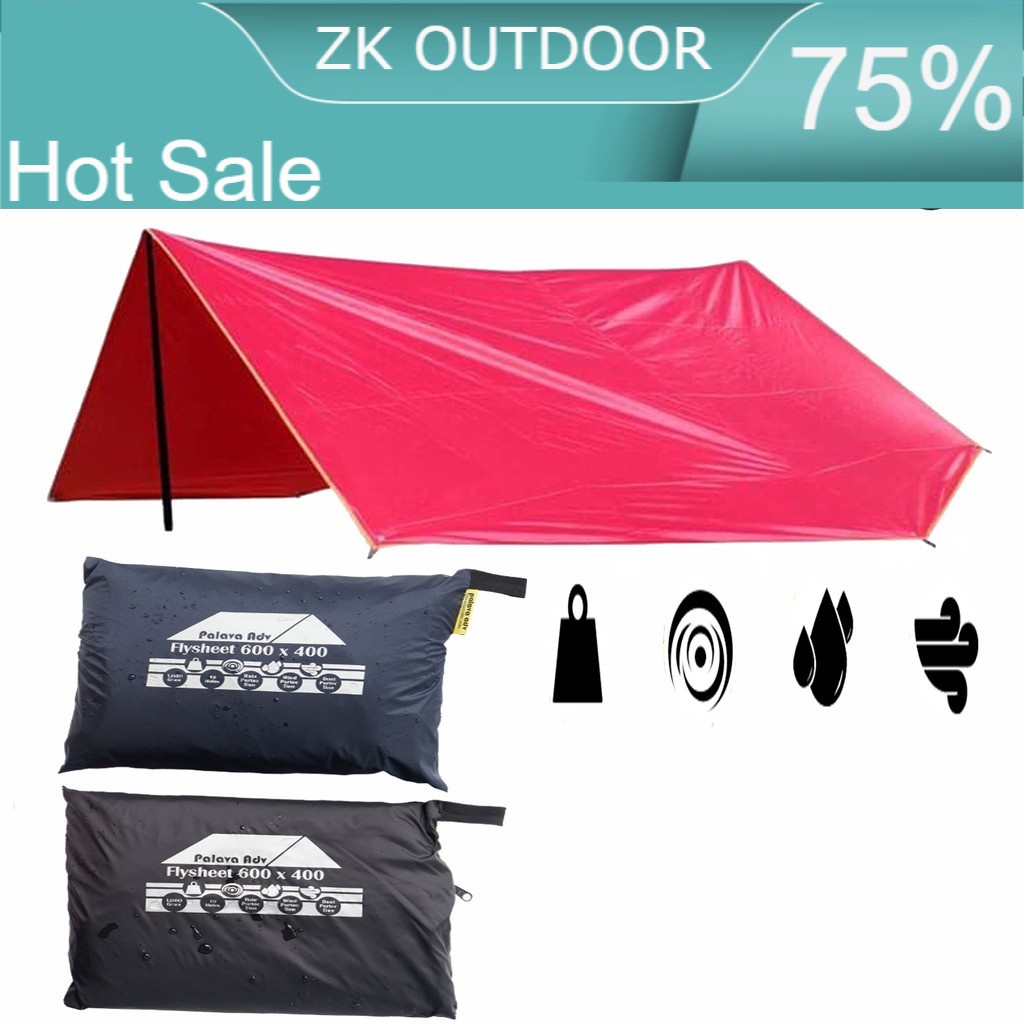 Flysheet tenda 6 x 4m