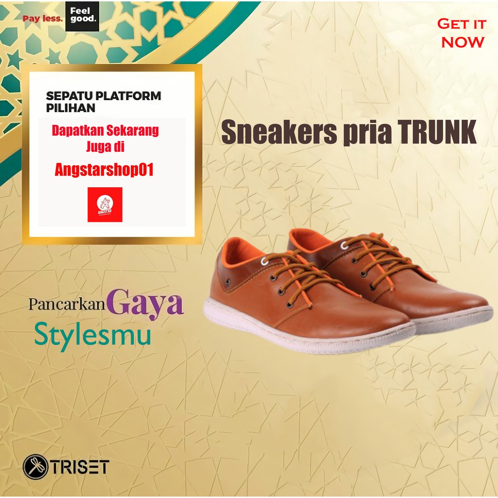 SEPATU SNEAKERS LOW PRIA COWOK ELEGAN  PREMIUM QUALITY STYLISH AMERIKA KOREA TRUNK MURAH ORIGINAL