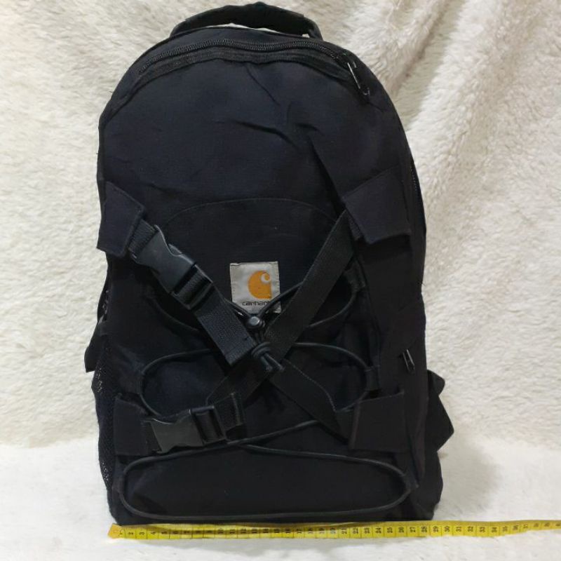 Tas Ransel Second / Preloved / CARHARTT Hitam BACK PACK / Ransel Bekas