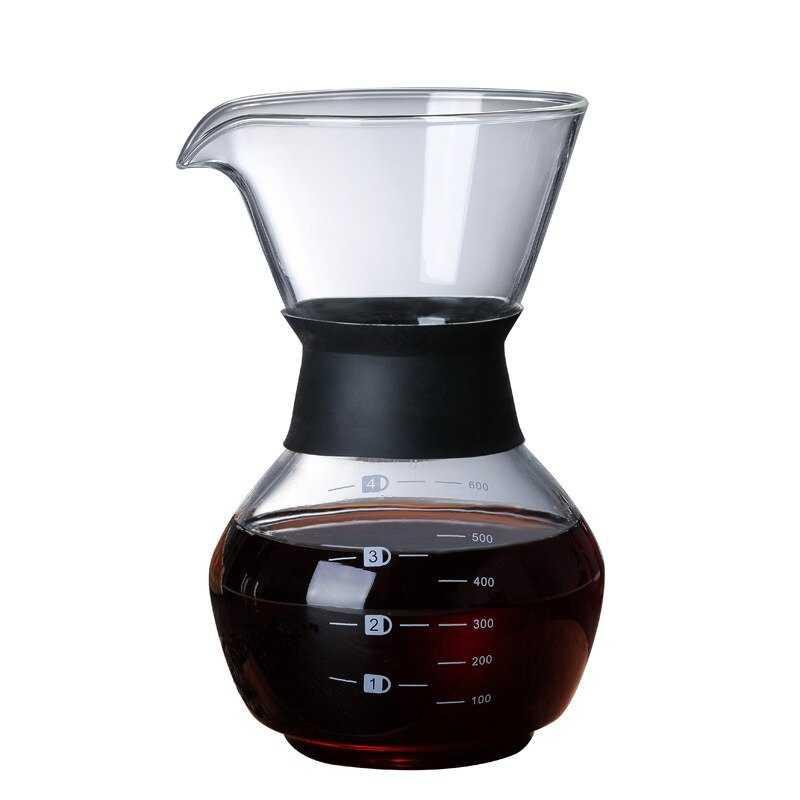 OHFIN Coffee Maker Pot V60 Drip Kettle Teko Kopi Barista Filter SE111 [600ml]