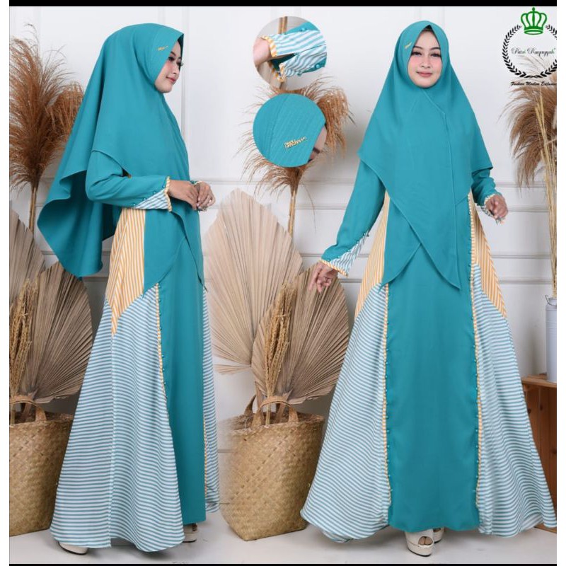 gamis set putri ruqayyah nikita ADA SIZE SUPER JUMBO