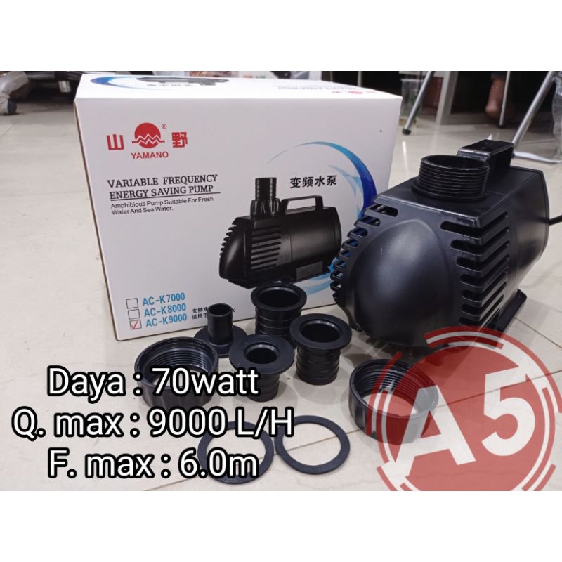 POMPA HIDROPONIK ENERGY SAVING YAMANO ACK 9000