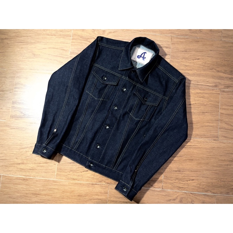 Adelaide Denim 15oz Type III jacket with Golden A Embroidery