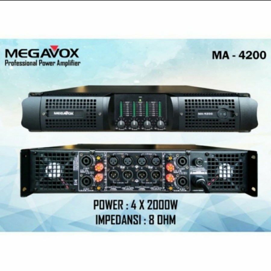 POWER AMPLIFIER MEGAVOX MA4200 / MA 4200 Original Megavox