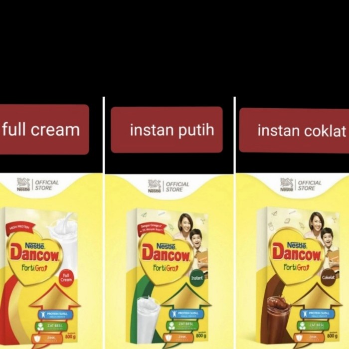 

Ee51 Dancow Fortigro 800 Gr Gram Full Cream Instan Putih Instant Coklat - Instan Coklat