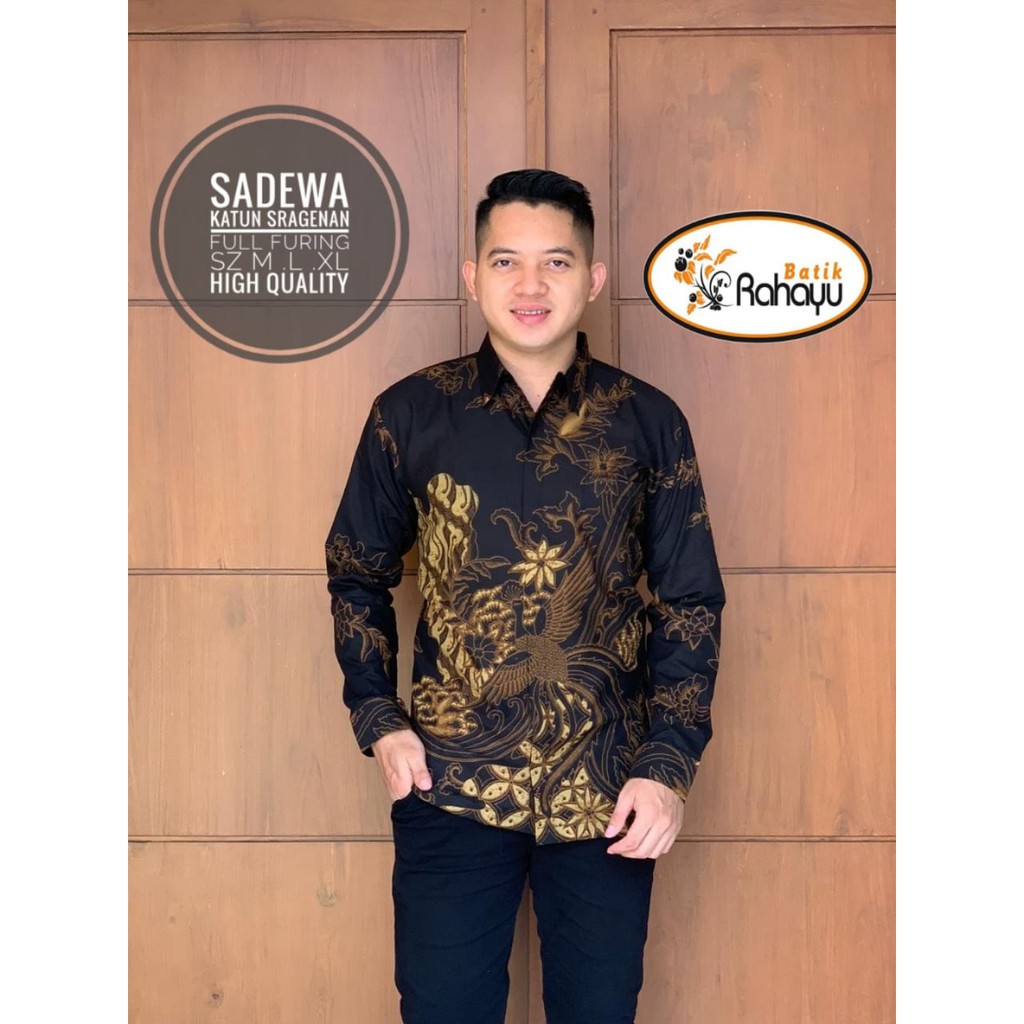 SADEWA RAHAYU Kemeja Batik PRIA Solo Lengan Panjang FULL Furing Atasan Modern Premium BRAMANTYA DWI MUKTI MOCCA MERPATI SOGAN SETYO PRABU GUNUNGAN EMAS GURDO PARI KRESNA AJISAKA HIJAU WIRAYUDHA VIJAY SEJAGAD HUTAMA WINASTA DHIMAS ARDIAN WIRATAMA AKHMAL