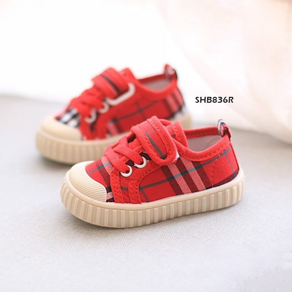 SPK49 SEPATU ANAK WALKER SHOES BURBERRY RED