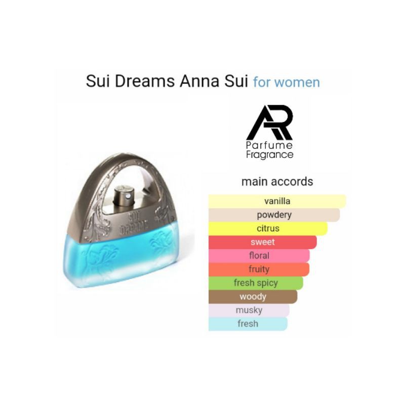 ARparfum - ANNA SUI DREAM - BEST SELLER for WOMAN !! 99% Aroma Original,Lembut dan Tahan lama