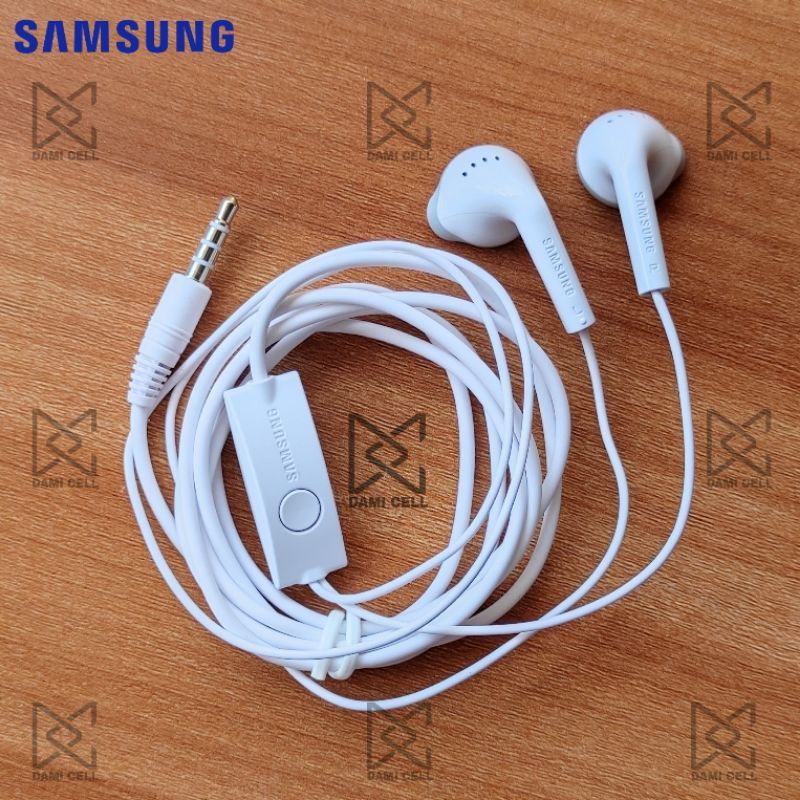 HANDSFREE/HEADSET/EARPHONE SAMSUNG SAMSUNG ORIGINAL 100% COPOTAN SUARA FULBAS