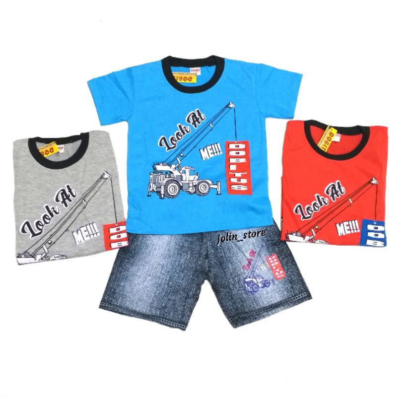 SETELAN ANAK LAKI-LAKI KAOS DOBITUS 2TAHUN-10TAHUN