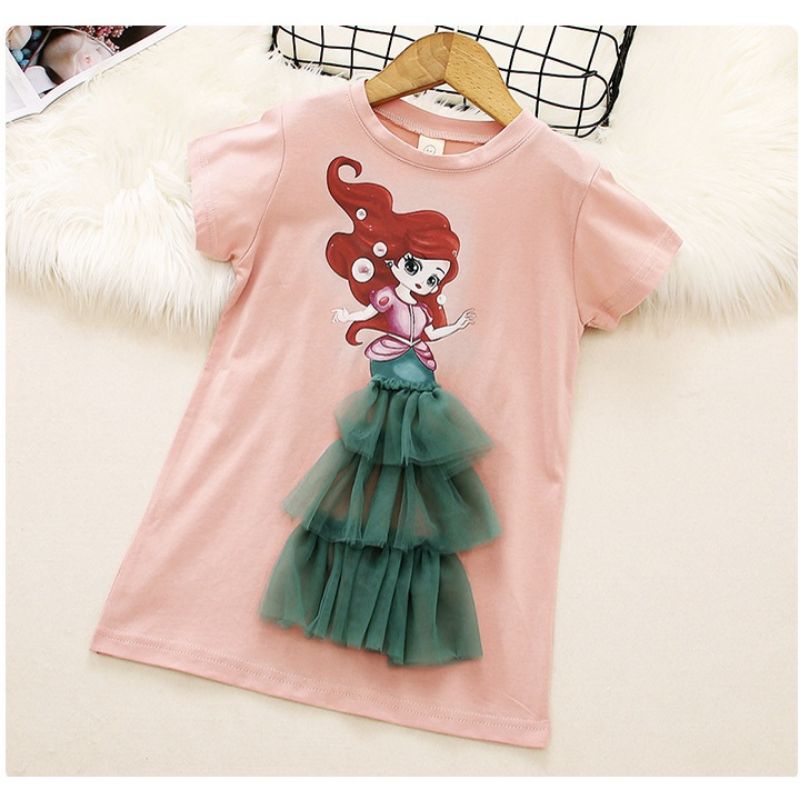 Dress Kaos Anak Pretty Princess Fairytale