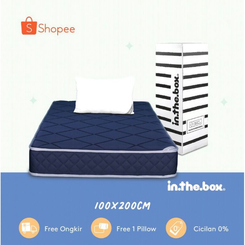 Kasur Full Busa In The Box Hybrid Ukuran 100 x 200 cm (Super Single)