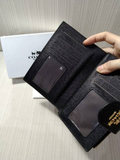 Dompet kancing &quot;C&quot;mini Emboss Signature with box + dustbag