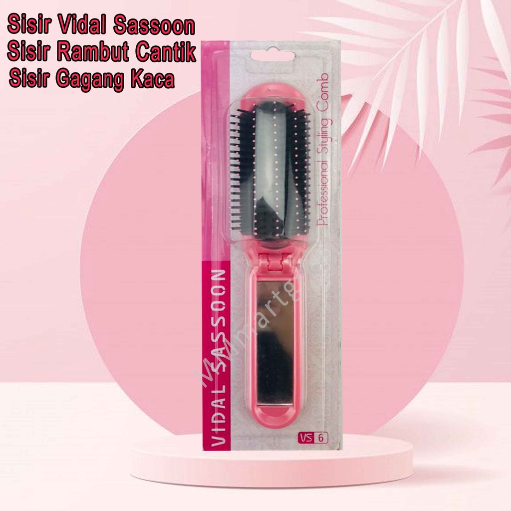 Sisir Vidal Sassoon / Sisir Cantik / Sisir Rambut / Multifungsi