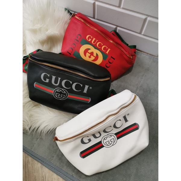 Waistbag Gucci import ada no seri waist bag wanita dan pria import tas selempang gucci