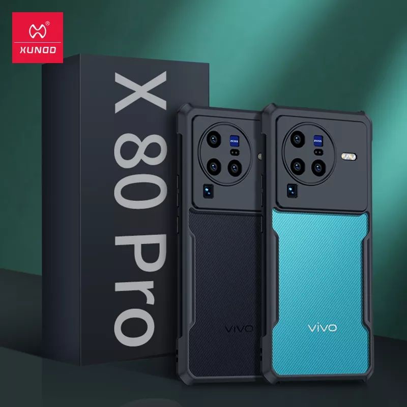 XUNDD Case VIVO X80 / X80 PRO Beatle Series Anti Shockproof Transparan