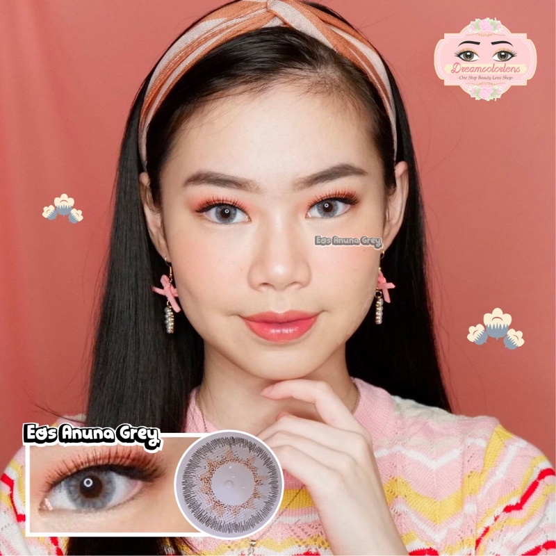 Softlens EOS Anuna Gray / Brown / Blue / Green / Abu / Coklat / Biru / Hijau Normal Minus Beda Minus