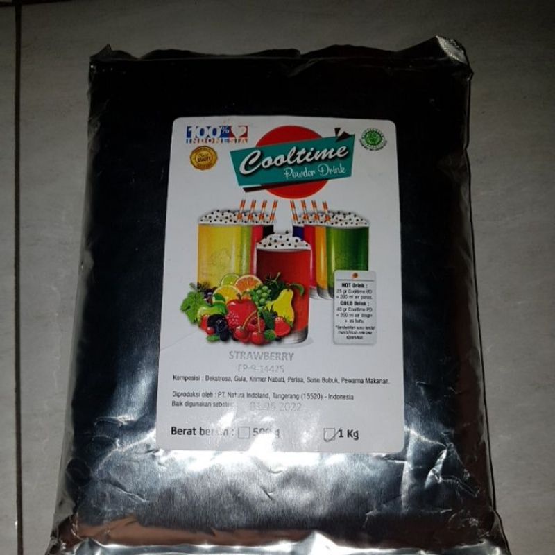 

Cooltime Powder Drink Rasa Strawberry 1kg