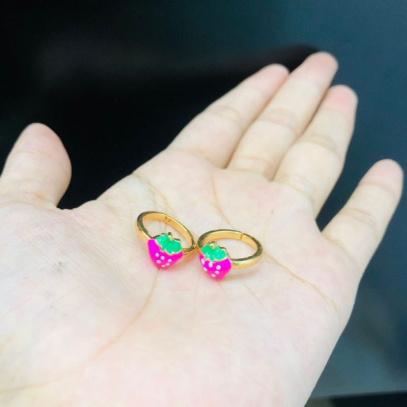 Cincin anak perempuan xuping strawberry