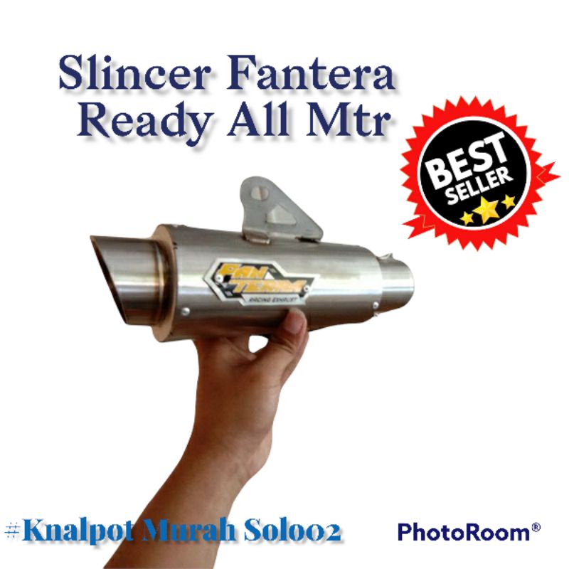Knalpot FANTERA Slincer Only D50 Free Perr &amp; Suara Mantul