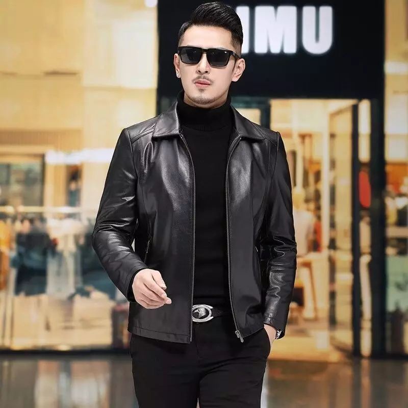 jaket kulit JUMBO BIGE SIZE ukuran Besar / Jaket pria Semi kulit Jumbo / jaket jumbo asli Garut / ja