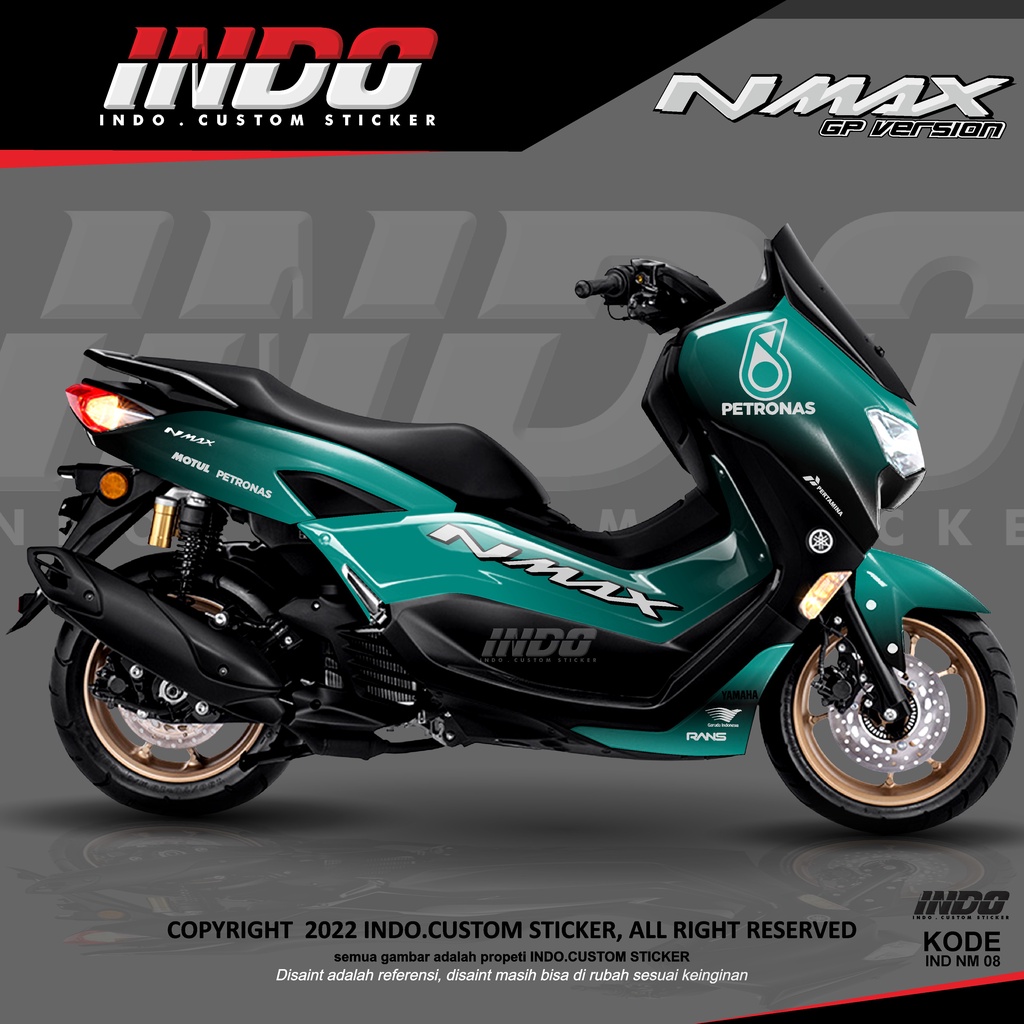 decal nmax petronas sticker nmax full body new/old