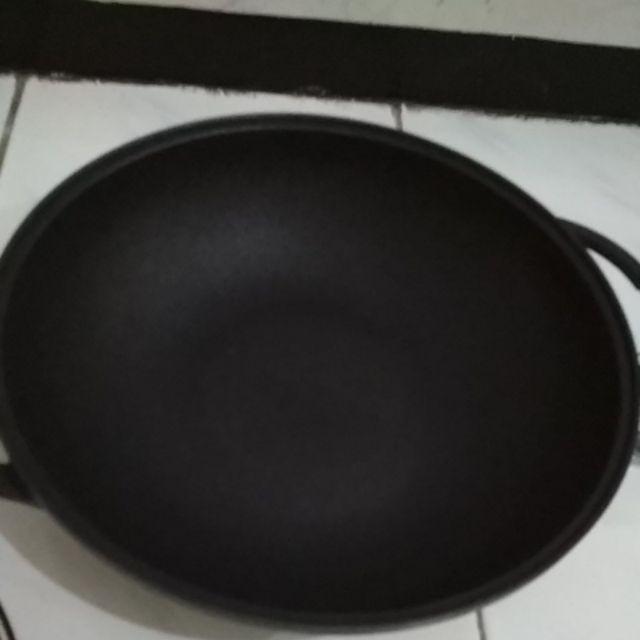 Cypruz - Wok (kuali)+lid Marble Die Cast Series 32cm Ki-0732-m