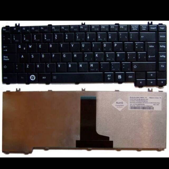 KEYBOARD LAPTOP TOSHIBA SATELITE C 640