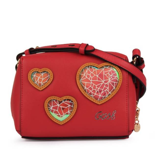 GOSH Holographic Love Sling Bag/Tas Selempang Hologram Gosh