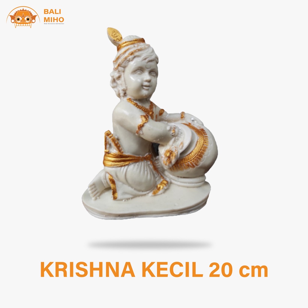 Patung Baby Krishna 20 cm - Patung Krishna - Patung Dewa Krishna - Patung Krisna - Krishna - Baby Kr