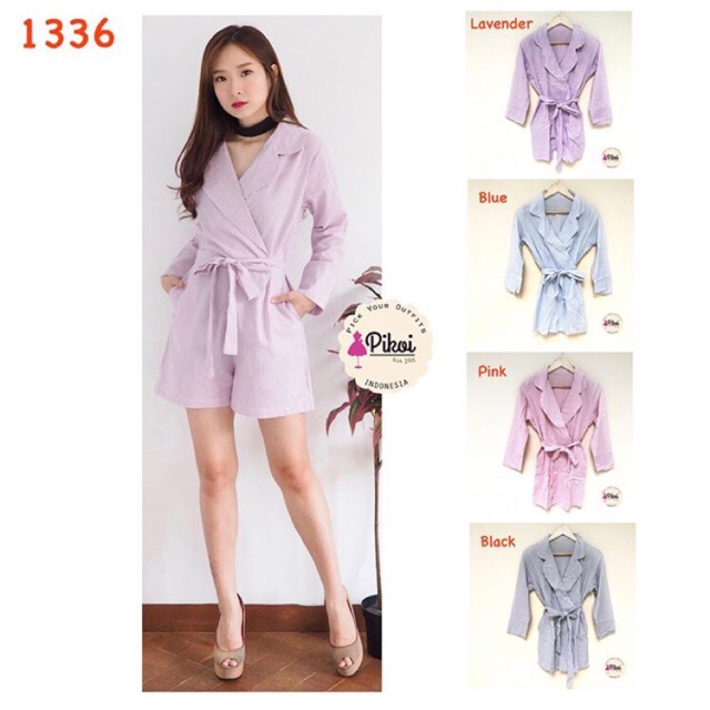 Jumpsuit panjang / jumpsuit korea / playsuit murah / jumpsuit zara / jumpsuit katun / jumpsuit 1336