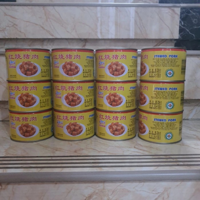 

f0fjhubfe00 Gulong Stewed Pork 256 Gram / Ang Sio Ba Daging Babi Kaleng DsGk