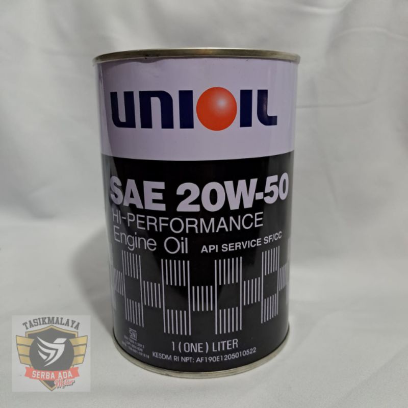 OLI UNIOIL SAE 20W-50 1 LITER