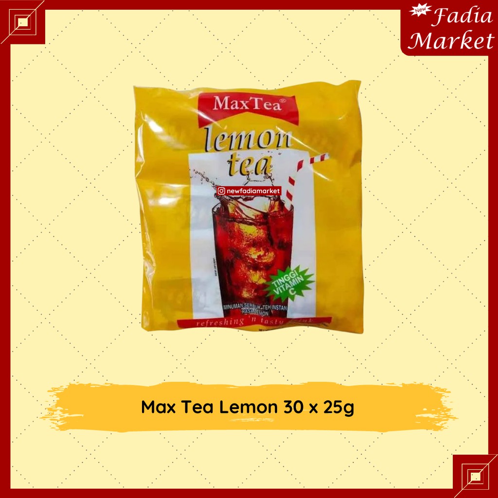 

Max Tea Lemon Tea 30 x 25g
