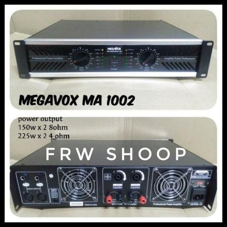 Power Amplifier Megavox Mv Ma-1002N / Ma1002N / Ma 1002N (Original) Kode 1164