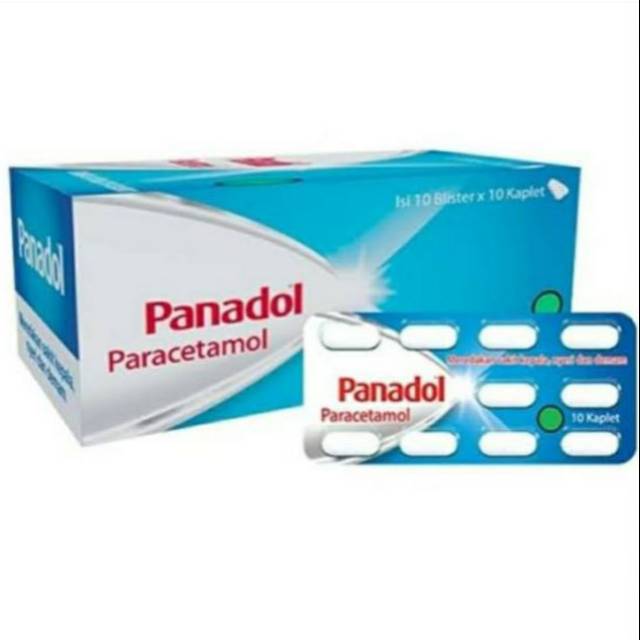 Panadol Biru Paracetamol 1 Strip 10 Tab