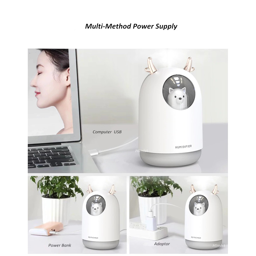 Humidifier Purifier 300ml Pelembab Penjernih Udara Pengharum Ruangan Diffuser Essential Oil M106